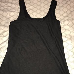 Black tank top
